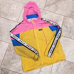 PINK Victoria's Secret Color Block Windbreaker M/L